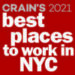 Crain's 2021 Best Places to Work in New York City
